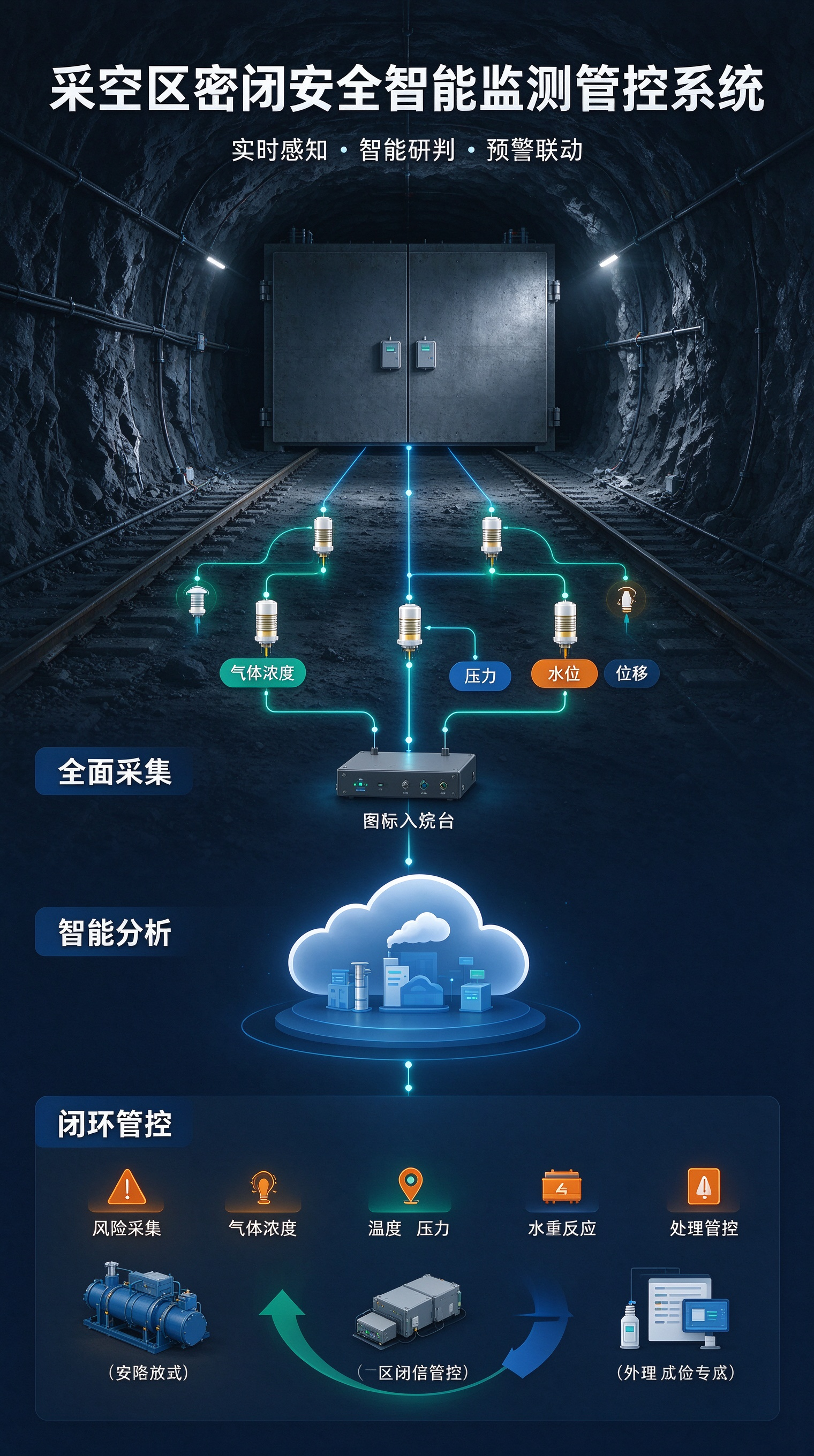 采空区密闭安全智能监测管控系统